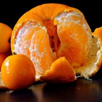 Fresh ripe tangerines