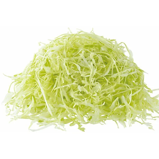 Fresh finely sliced green cabbage